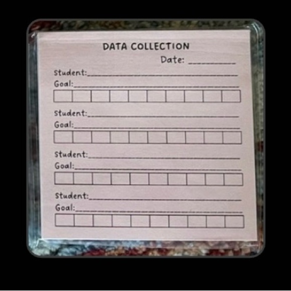 IEP Data Collection Post-it